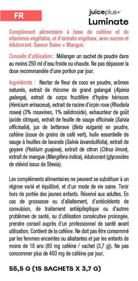 Juice Plus+ Luminate