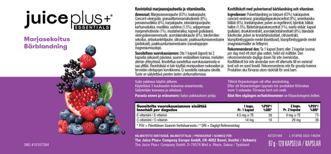 Mélange de fruits, légumes et baies Capsules