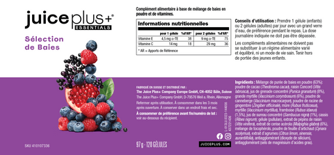 Berry and Omega+ Blend Capsules