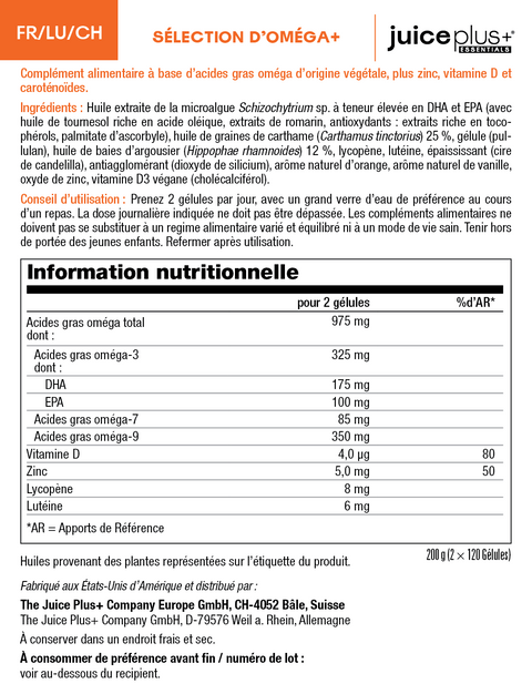 Séléction de Baies et Séléction d'Oméga+