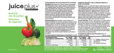 Mélange de fruits, légumes, baies et oméga+ Capsules