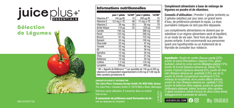 Gélules Sélection de Fruits & Légumes (Healthy Starts 13+)